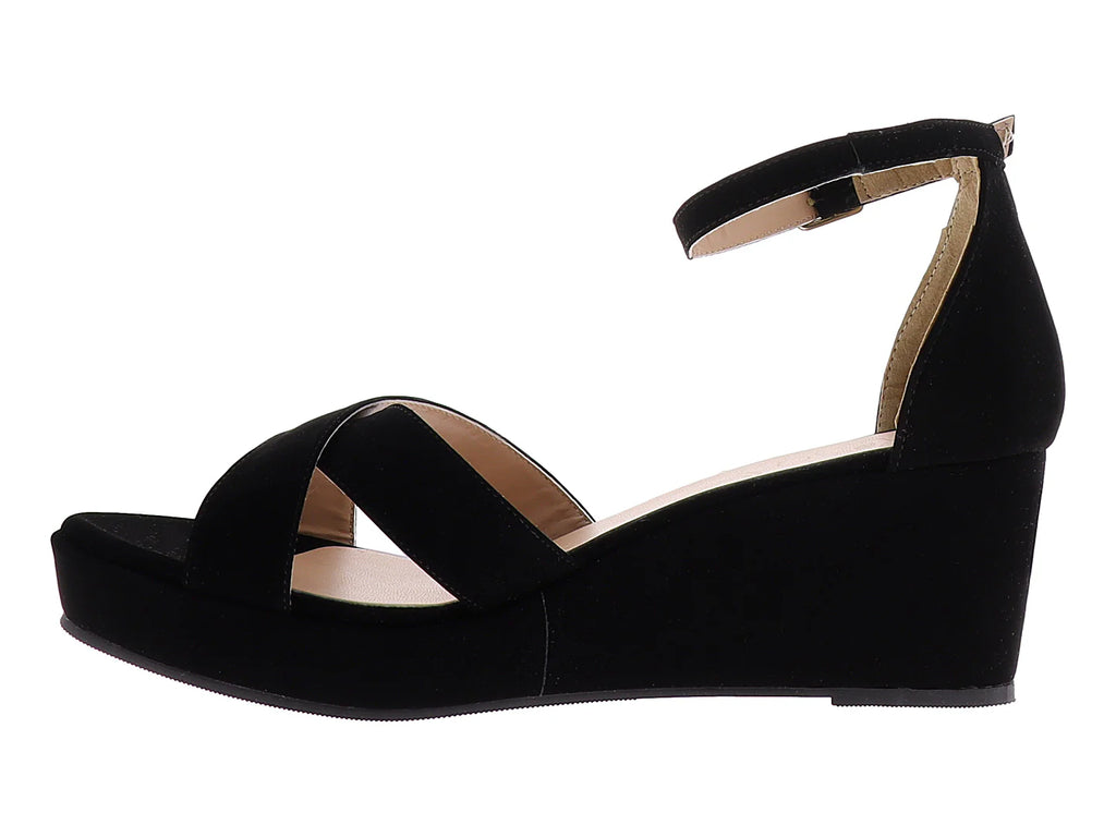 Sandalias Luna Rosa Roca Negro para Mujer