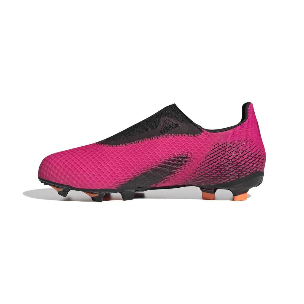 adidas Kids X Ghosted 3 Laceless FG Firm Ground Cleats