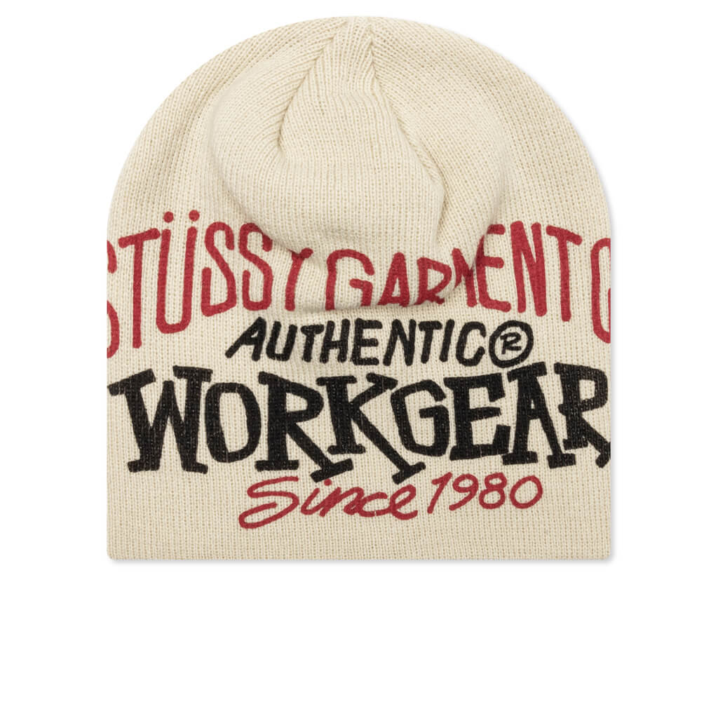 Workgear Print Skullcap Bone