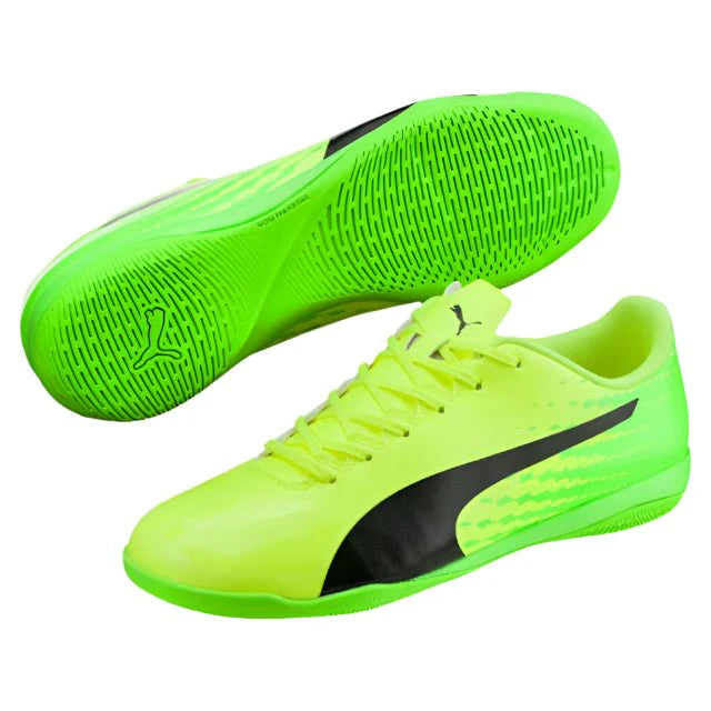 PUMA Evospeed 174 IT Indoor Boots Green Yellow
