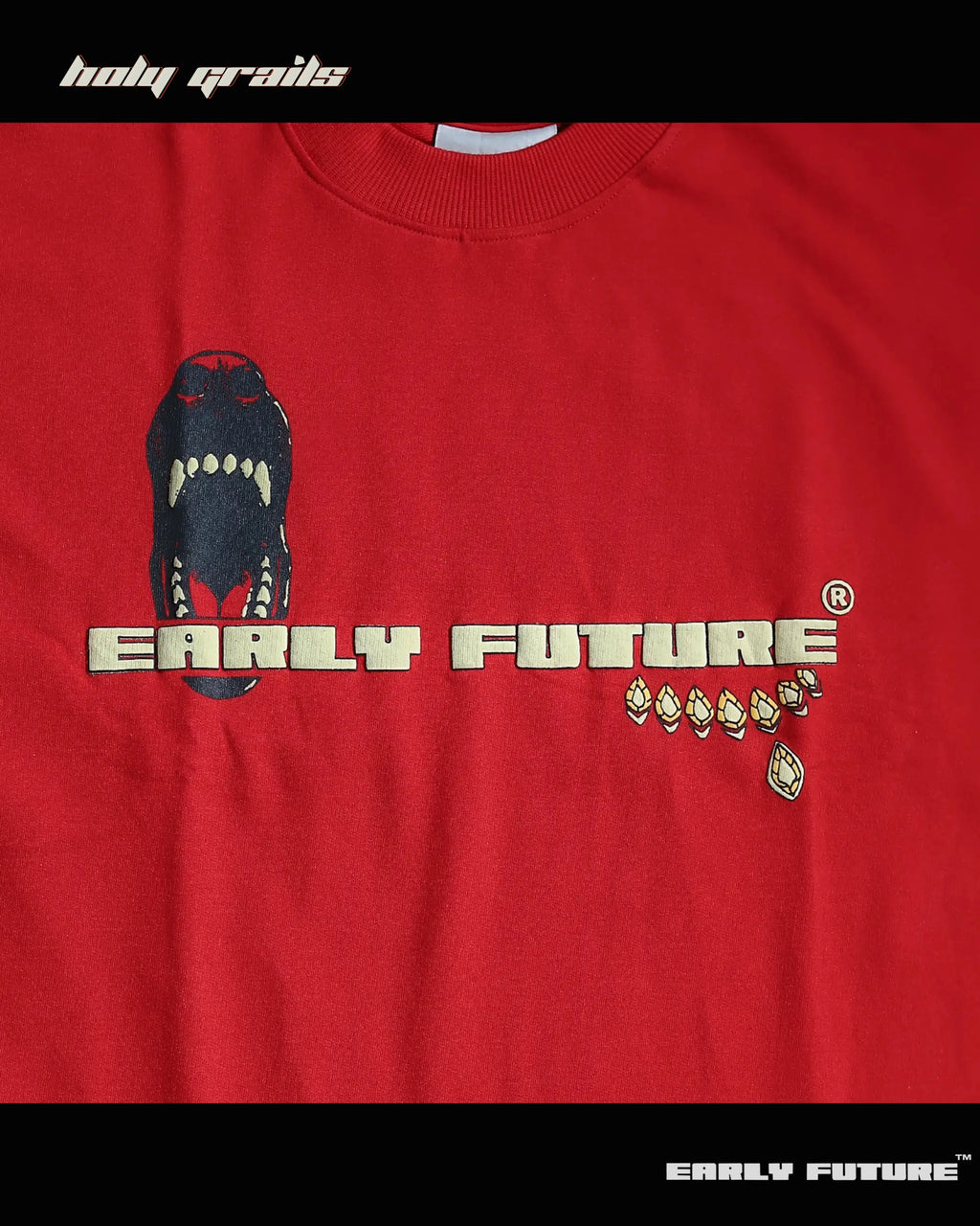 Thriving in Chaos Inferno Red Oversize Tee HG x Early Future