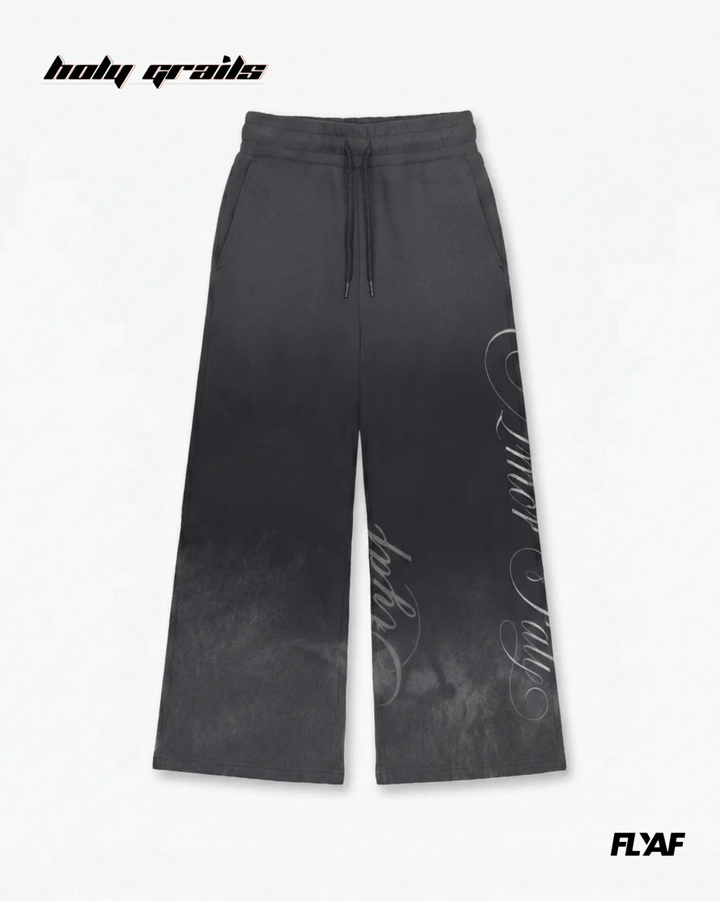 Amore Grey Baggy Joggers HG x FLYAF