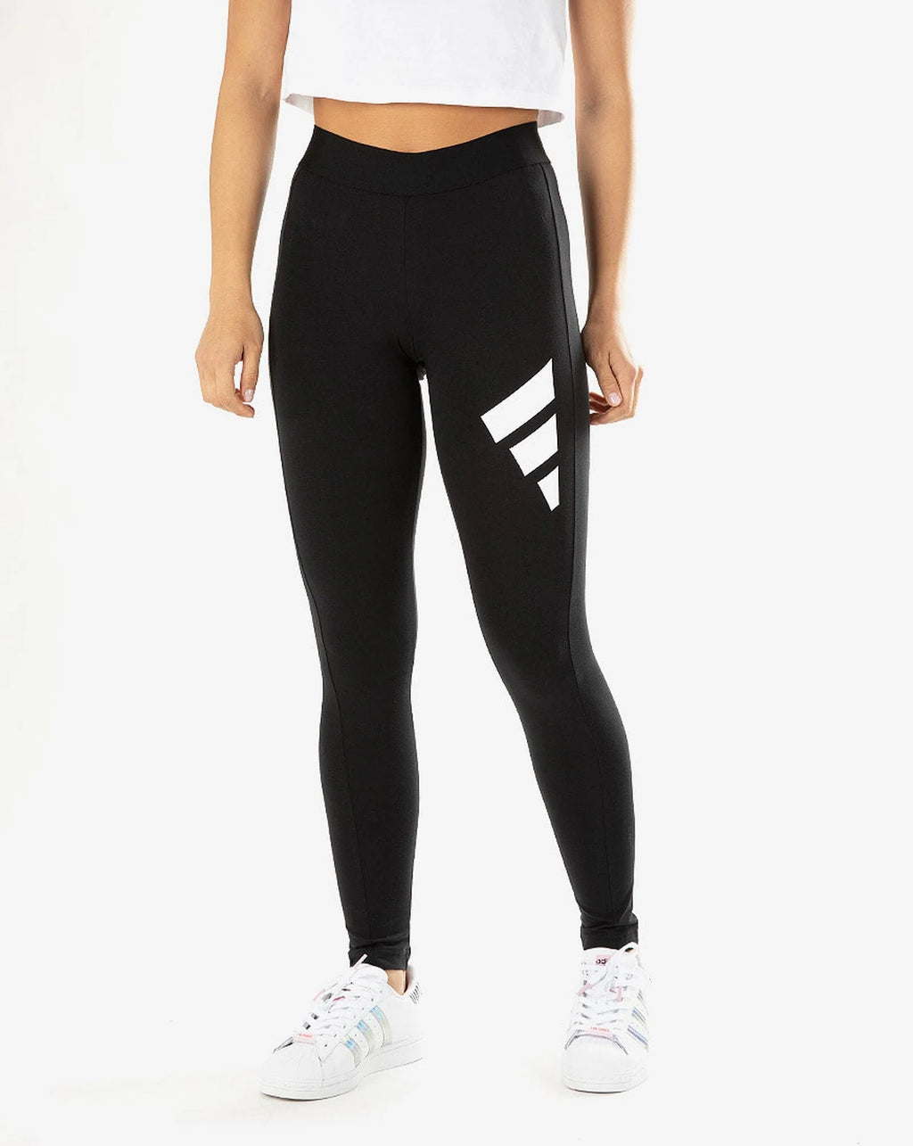 adidas Women 3 Bar Tight Black