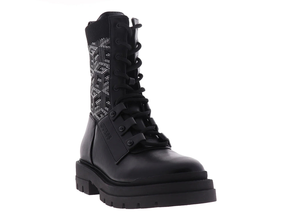 Botines Combat Guess Negros para Mujer