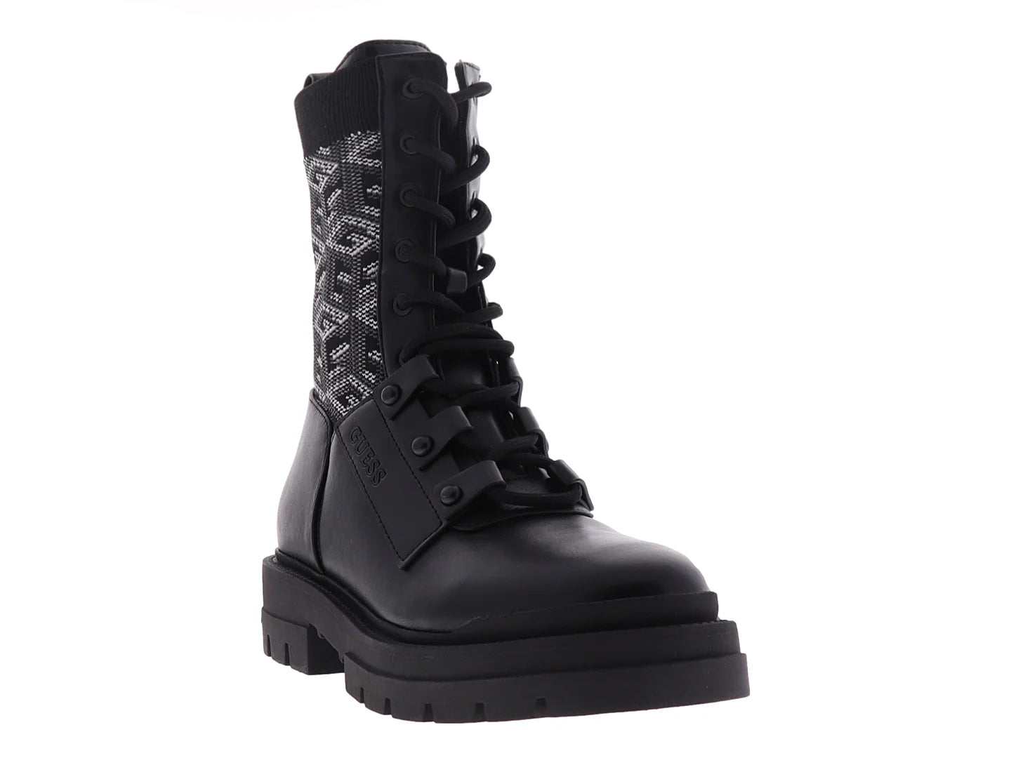 Botines Combat Guess Negros para Mujer