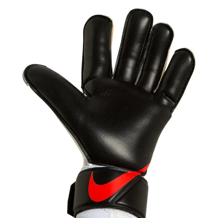 Nike Grip3 Goalkeeper Gloves White Black Bright Crimson