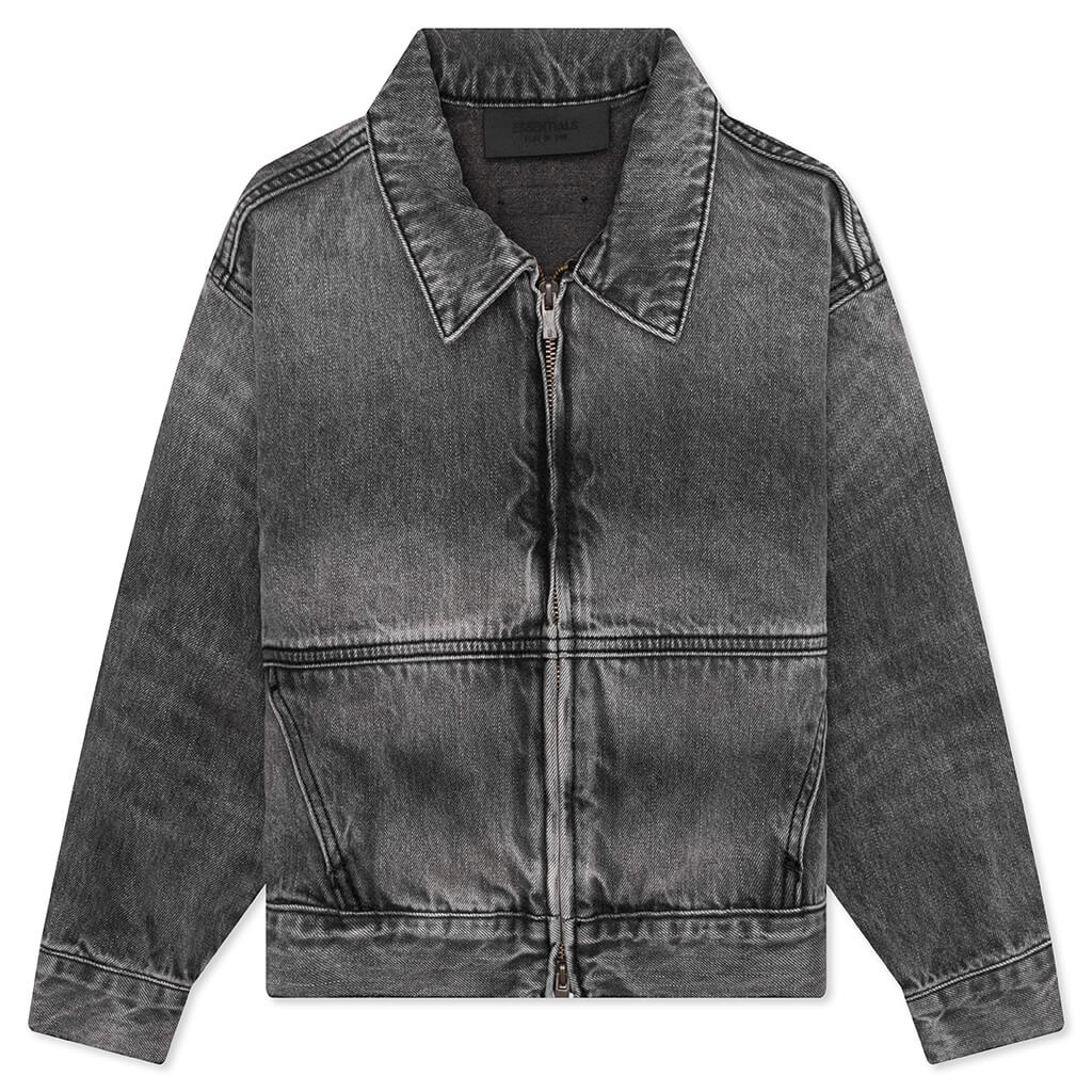 Kids Denim Trucker Jacket Vintage Black