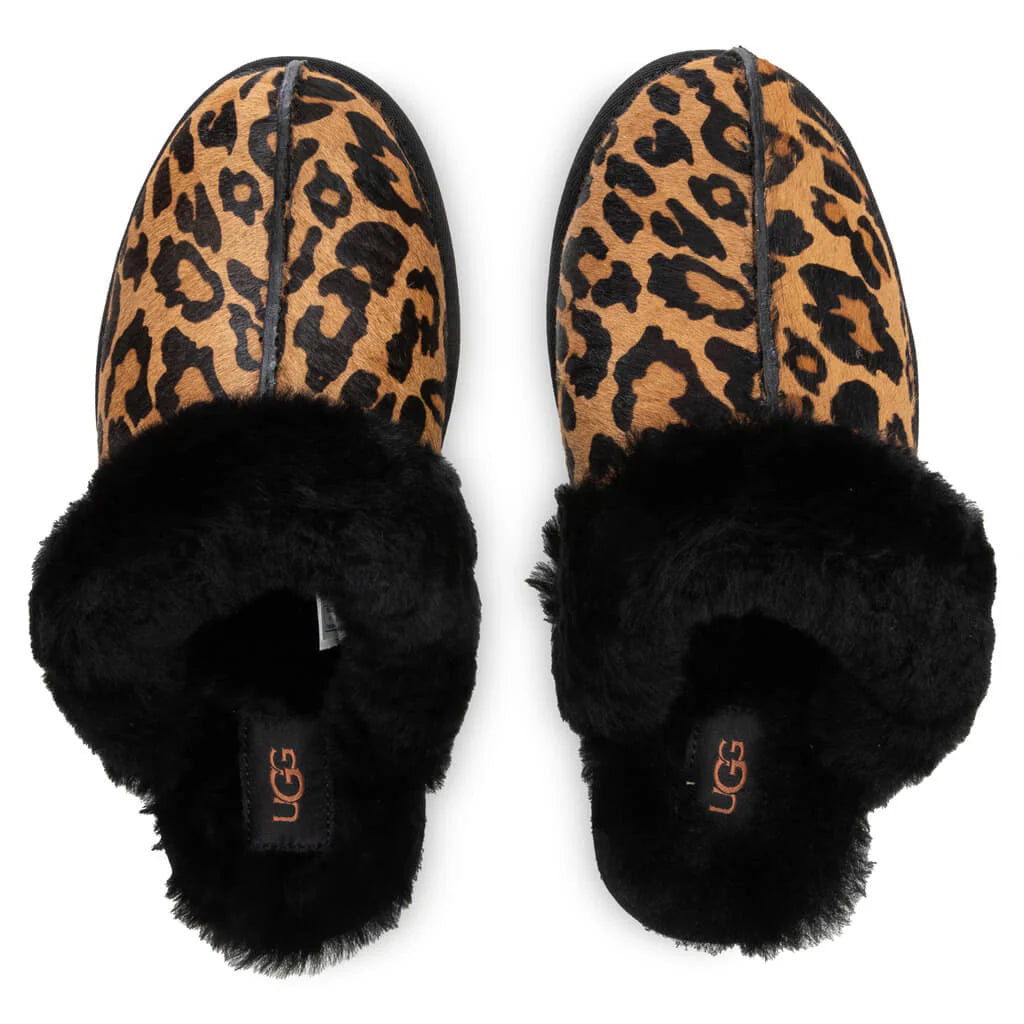 Womens Scuffette II Slipper Panther Print Butterscotch