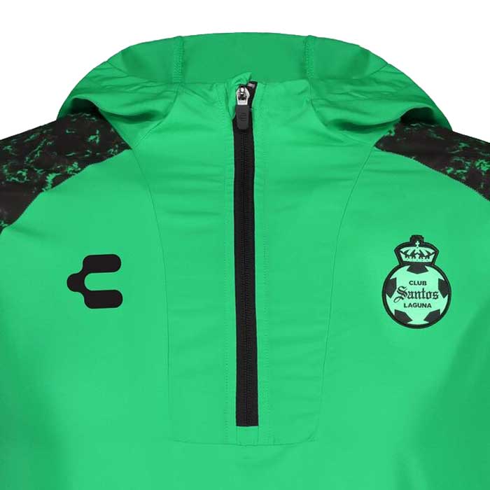 Charly Santos Player Windbreaker Green Black