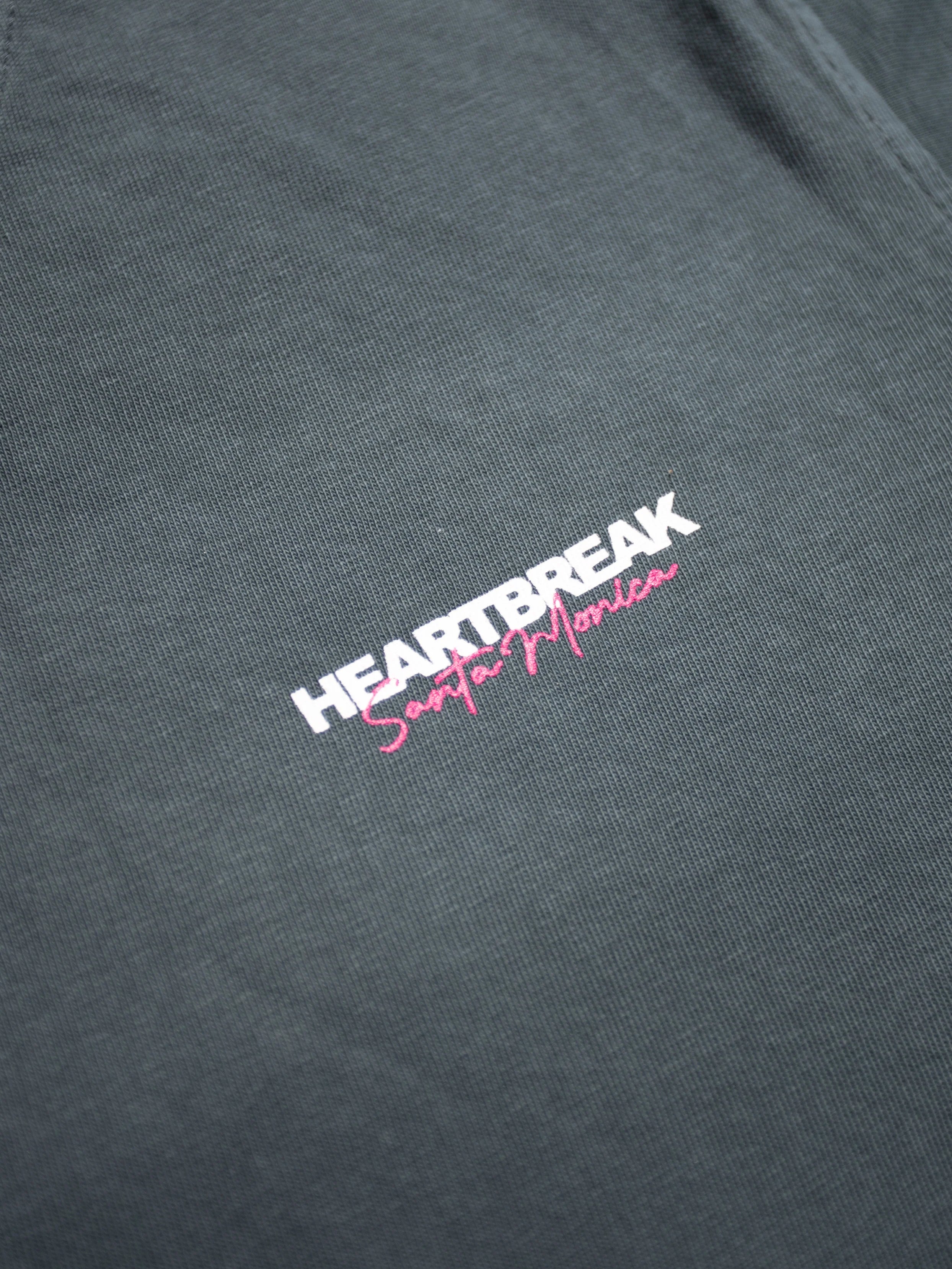 Heartbreak Santa Monica Outline Heart Tee