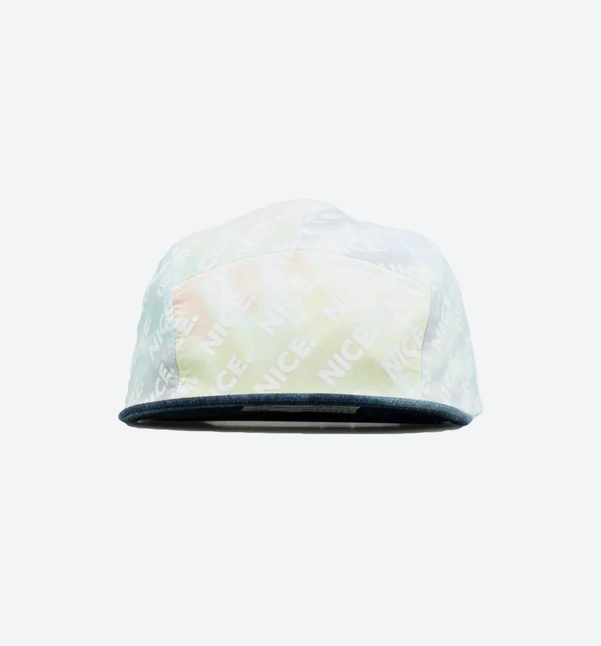 Nice Kicks Life Hat Multi Color White Denim