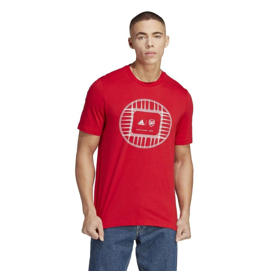 adidas Arsenal Graphic Tee Better Scarlet