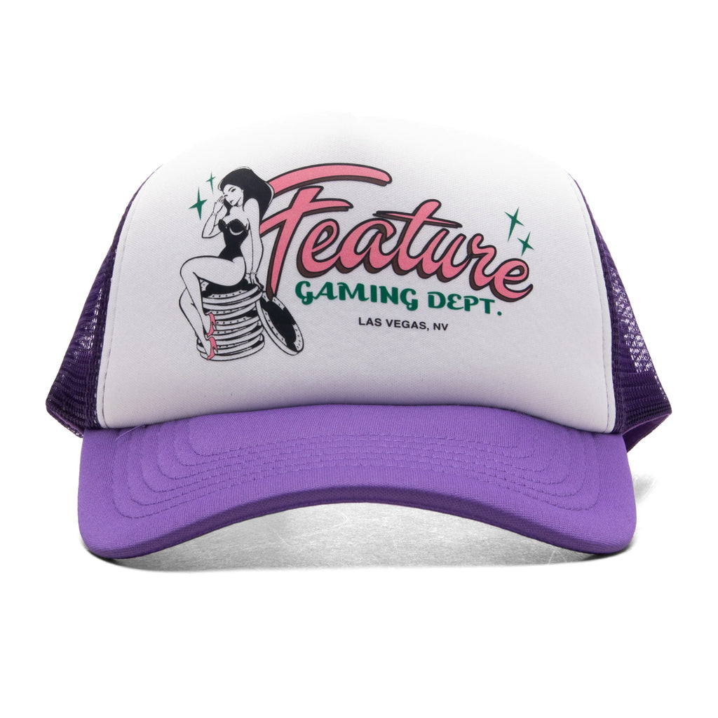 Gaming Trucker Purple White
