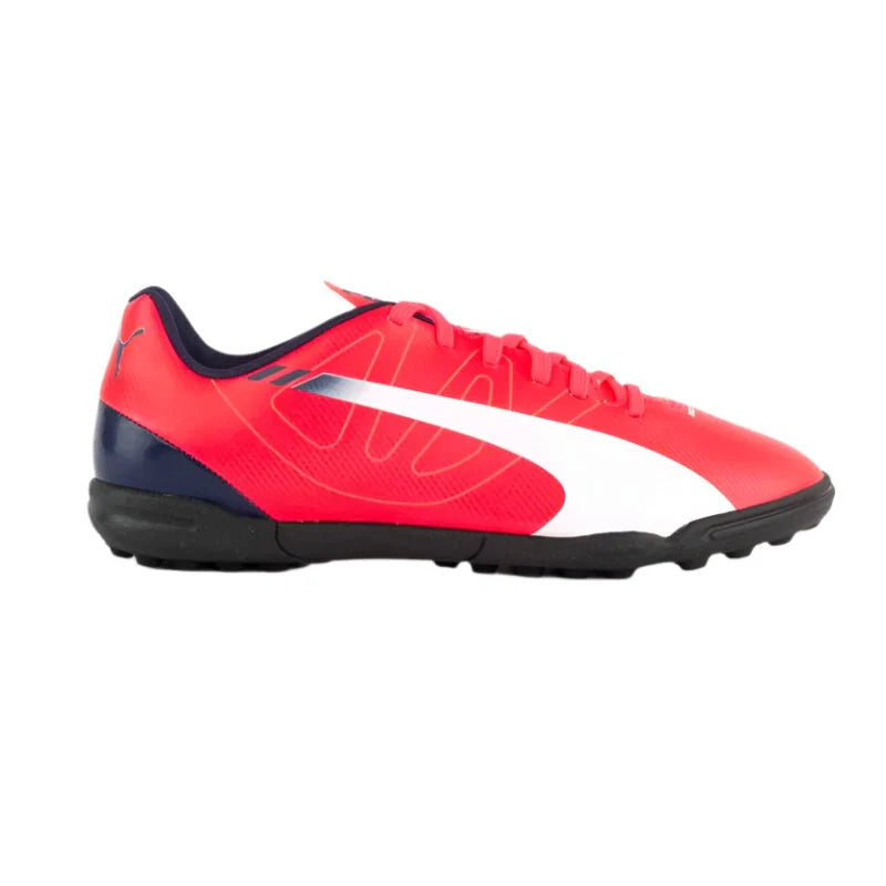 PUMA Kids Evospeed 53 TT JR Turf Boots Red Black