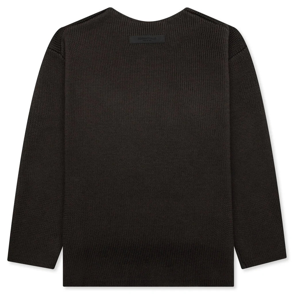 Kids Raw Sweater Off Black