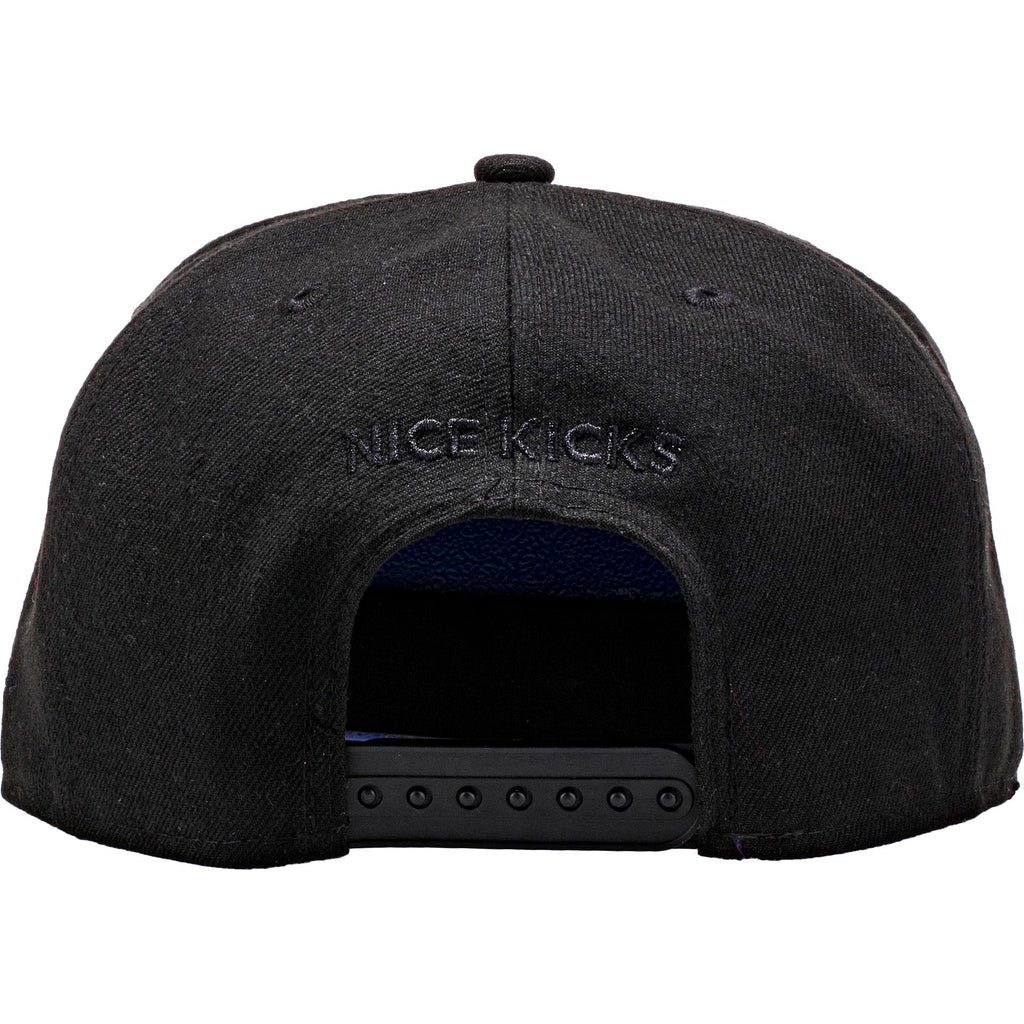 Nice Kicks X New Era Snapback Hat Black Geo Leather