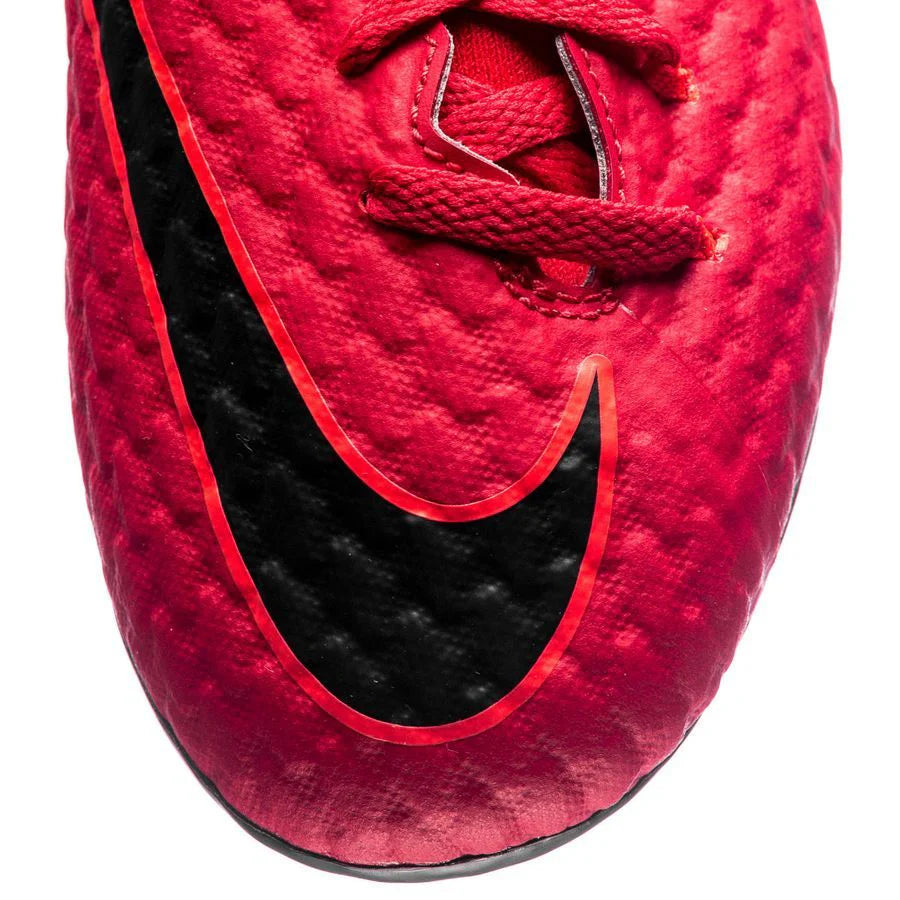 Nike JR Hypervenom Phelon III Soccer Cleats Red Black Crimson