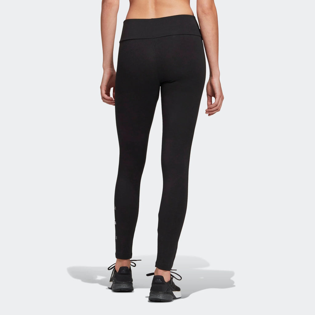 adidas Womens Essentials Stacked Logo High Rise Leggings