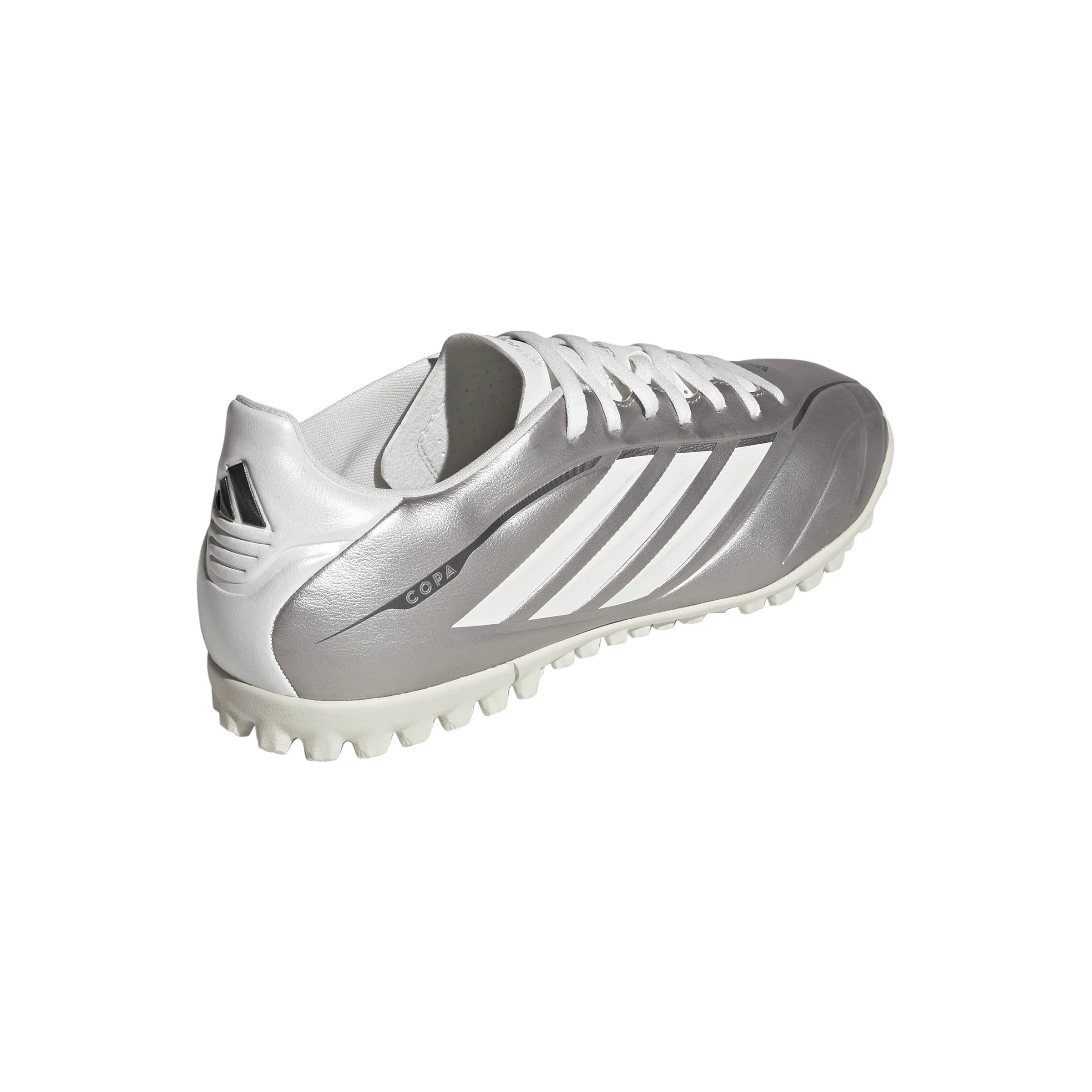 adidas Copa Pure IV Club TF Turf Mens Soccer Cleats Metal Silver