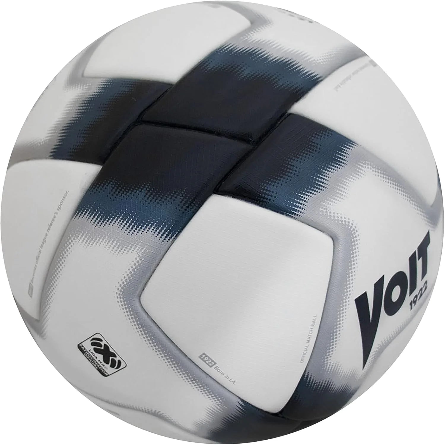 Voit Pro Clausura Replica Soccer Ball 2022 White Black