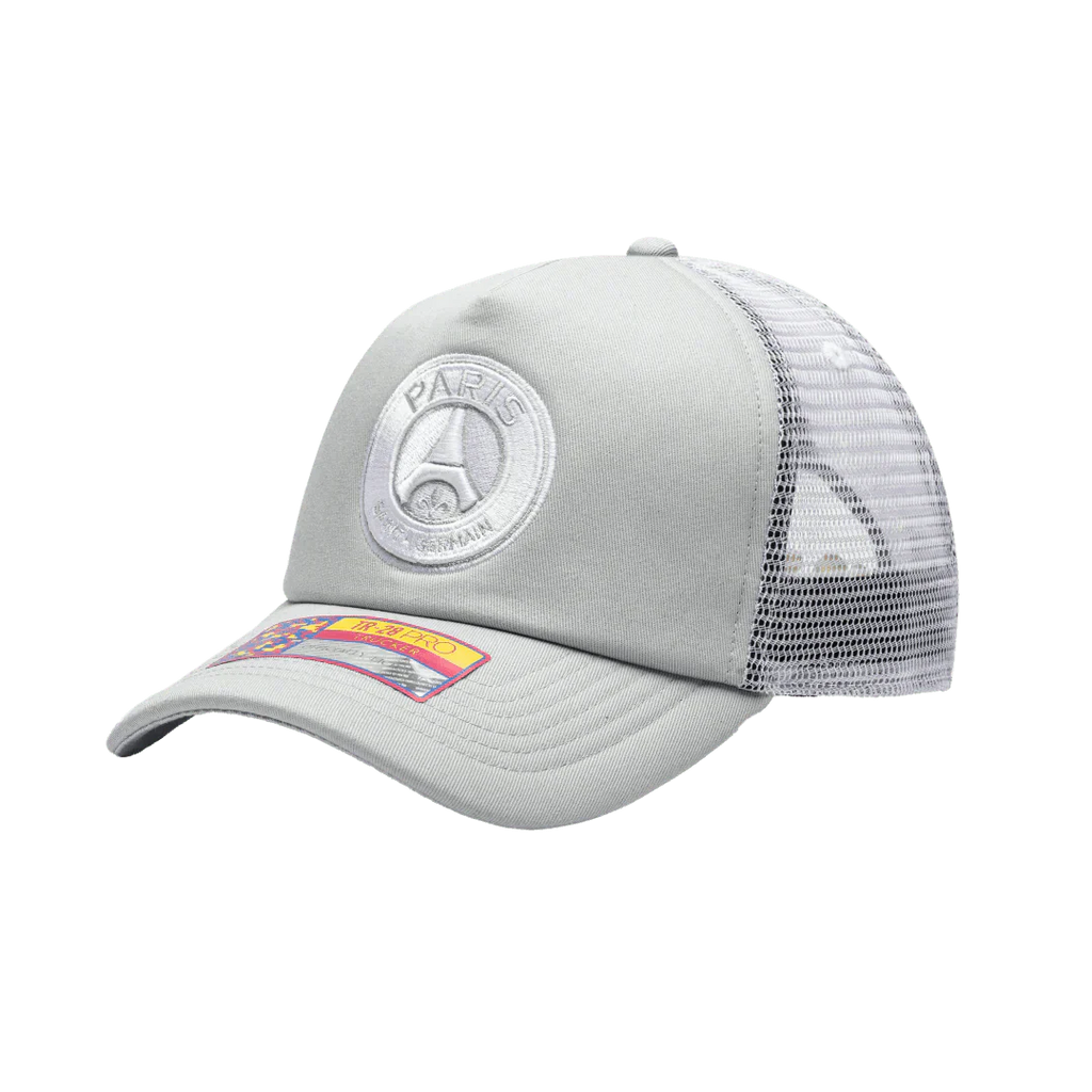 Fan Ink Paris Saint Germain Fog Trucker Hat Grey