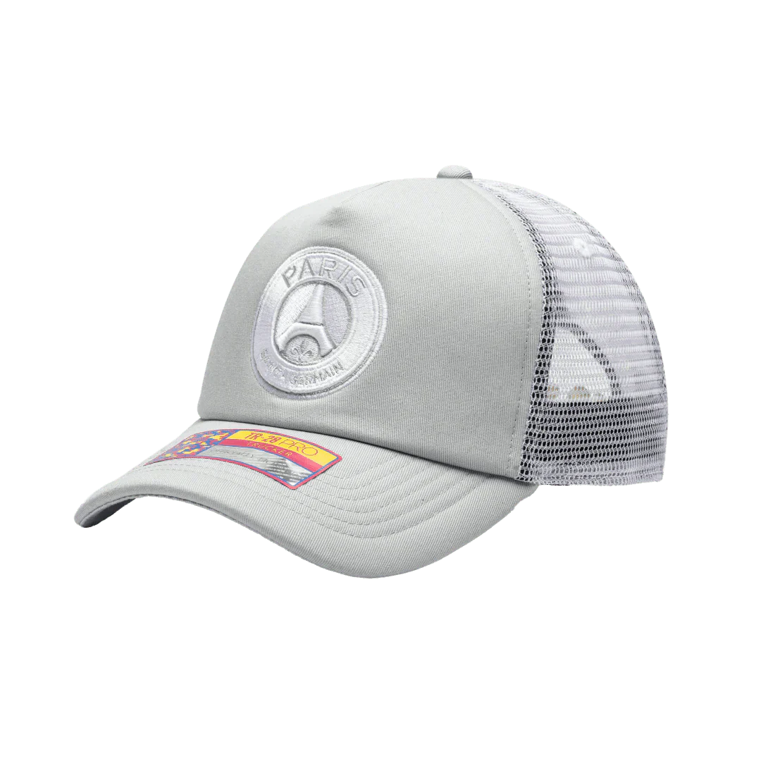Fan Ink Paris Saint Germain Fog Trucker Hat Grey