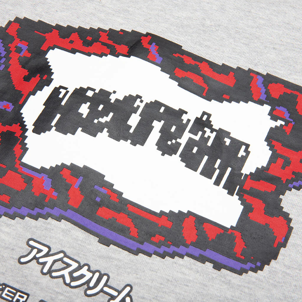 Kids Lava Flag S S Tee Heather Grey
