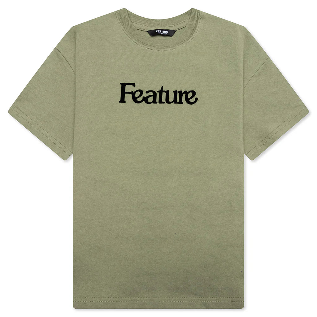 Kids Academy T Shirt Oil Green