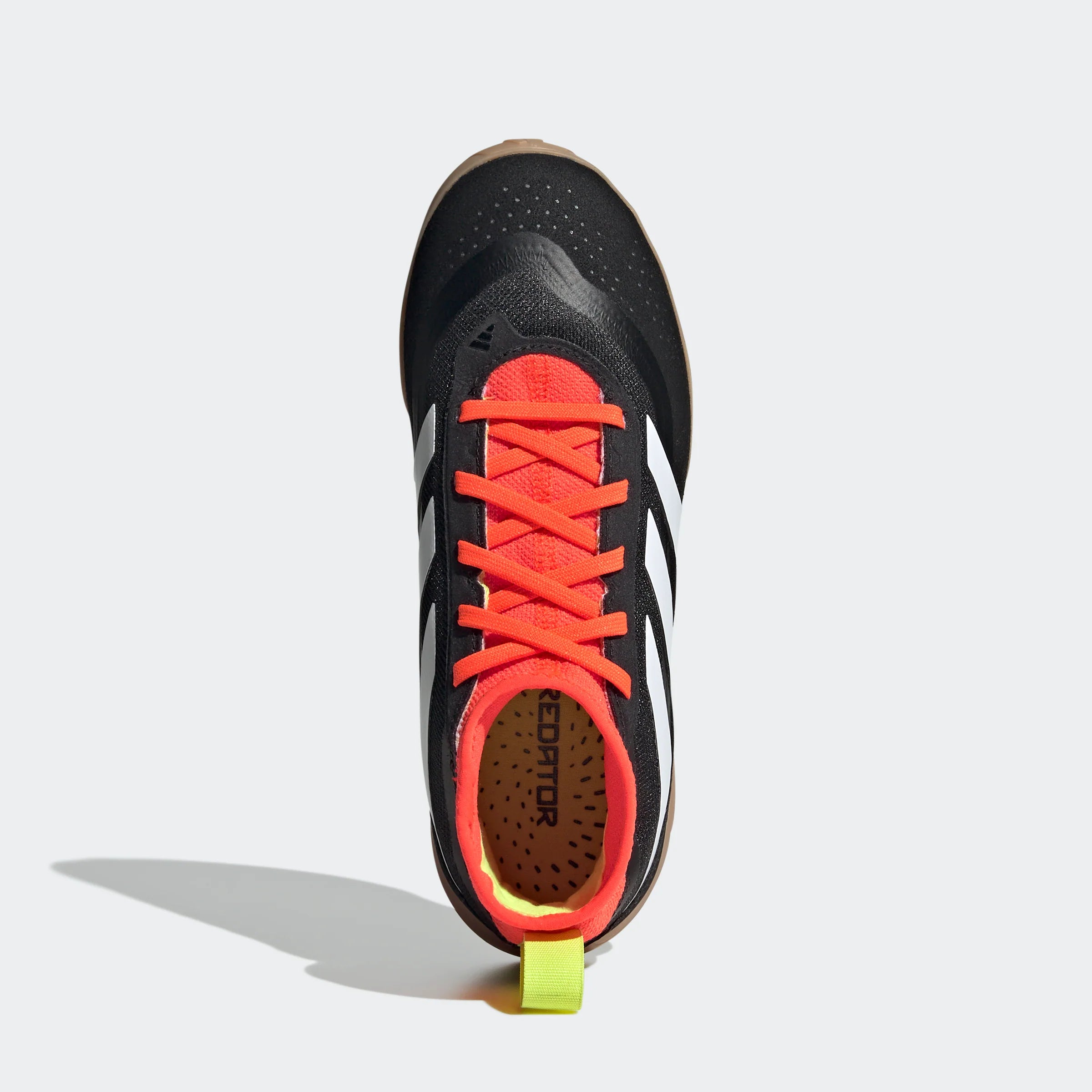 adidas Predator League IN Junior Indoor Soccer Shoes Core Black White Solar Red