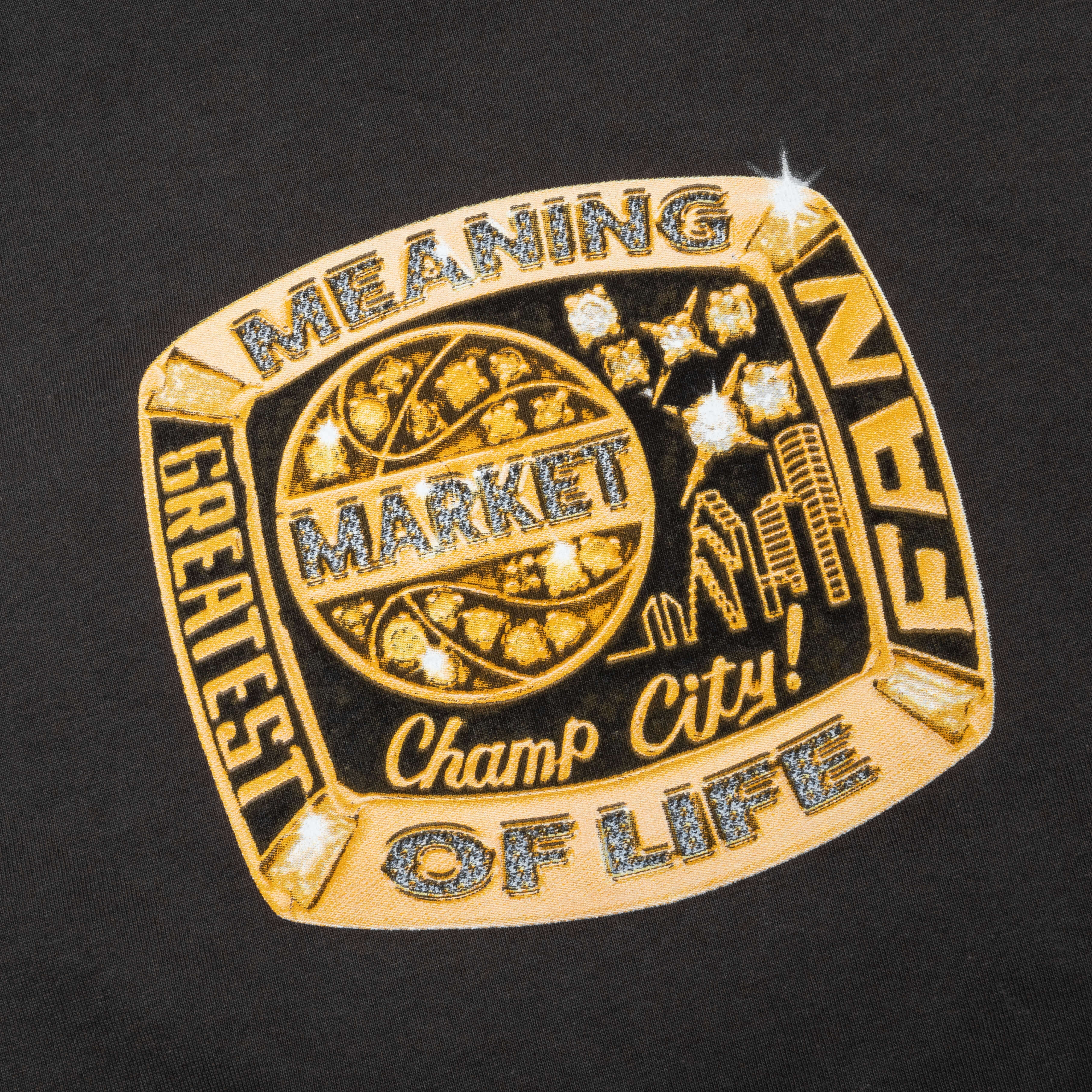 Meaning of Ring T Shirt Washed Black