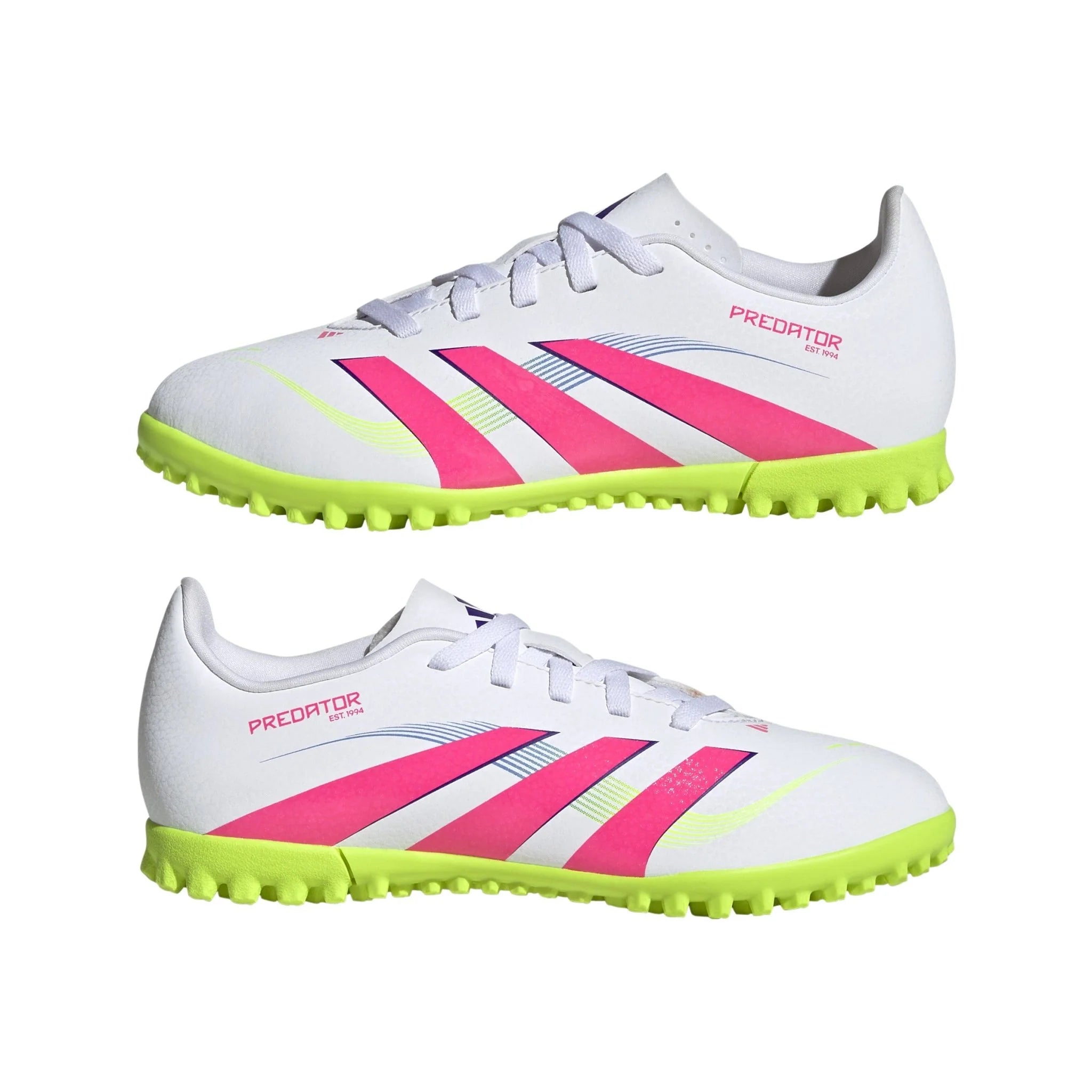 adidas Predator Club Turf Boots Junior White Pink