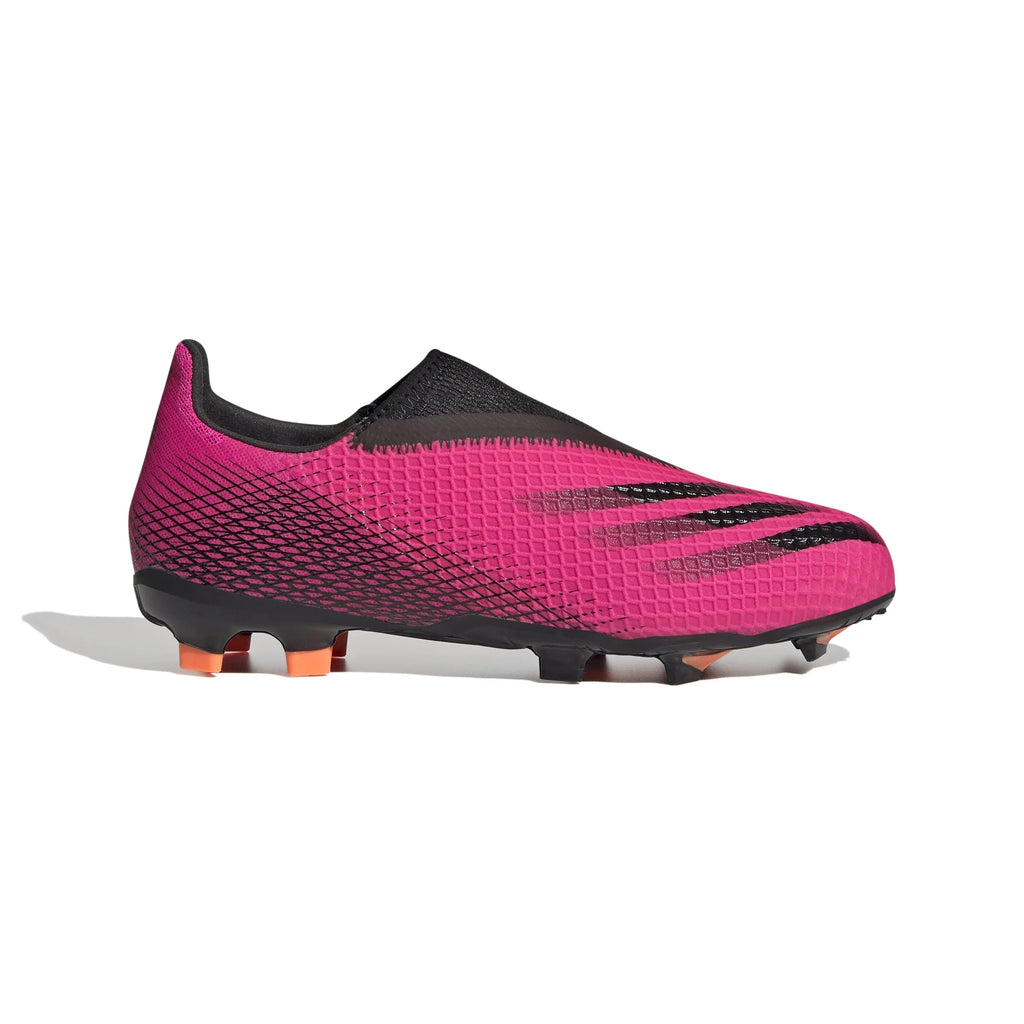 adidas Kids X Ghosted 3 Laceless FG Firm Ground Cleats