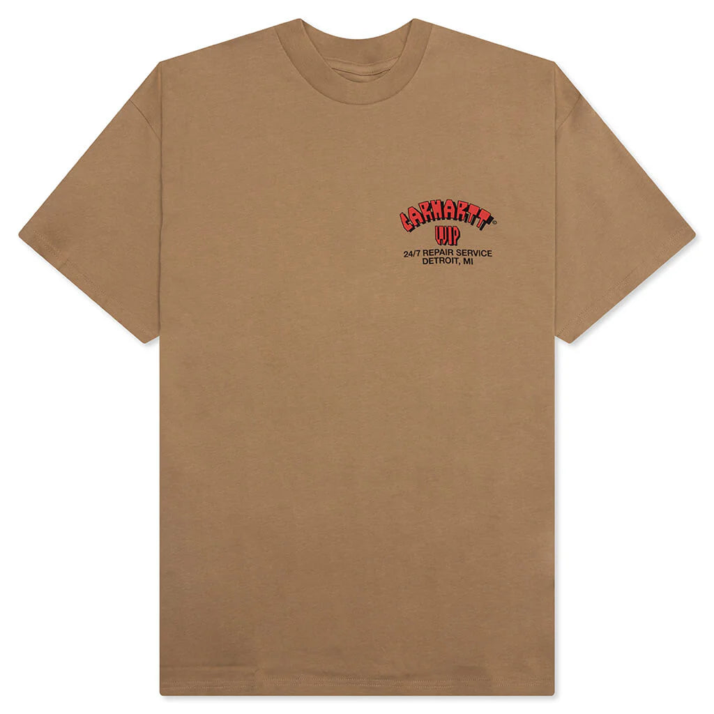 Super Tired S S T Shirt Peanut