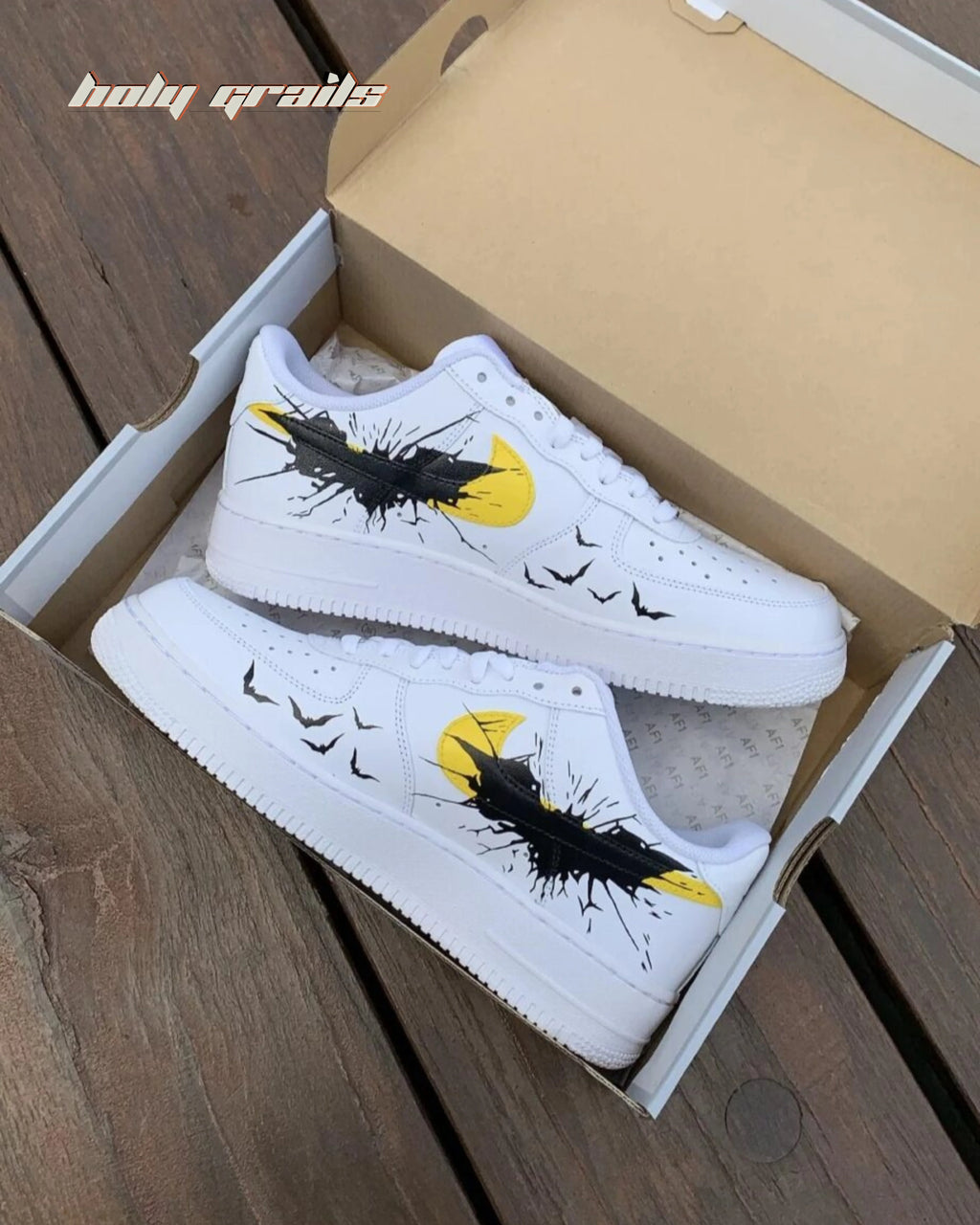 Air Force 1 x Batman Swoosh