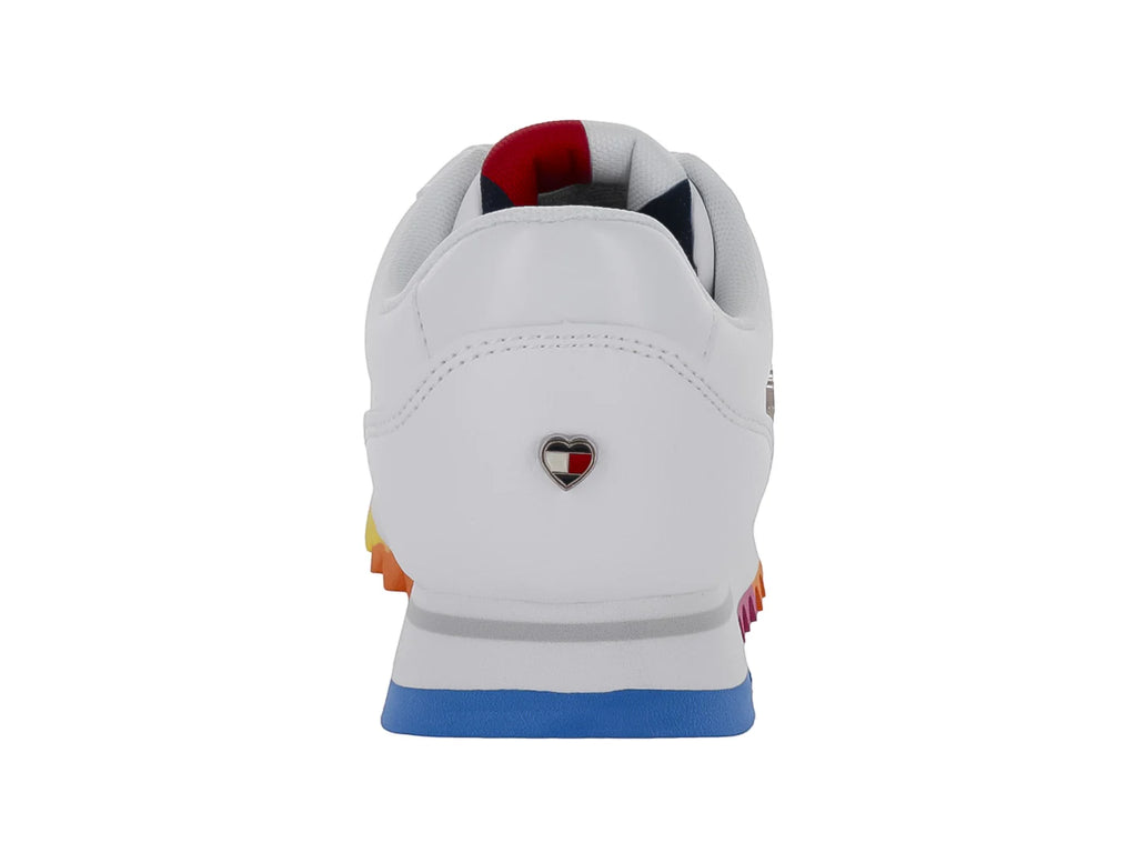 Tenis Tommy Hilfiger Jody Jogger 20 Blanco Arcoíris para Niña