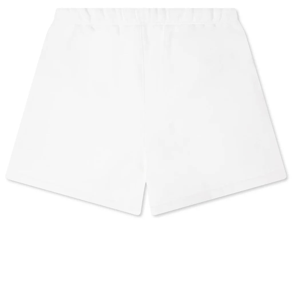 Kids Fleece Soccer Short Cloud White