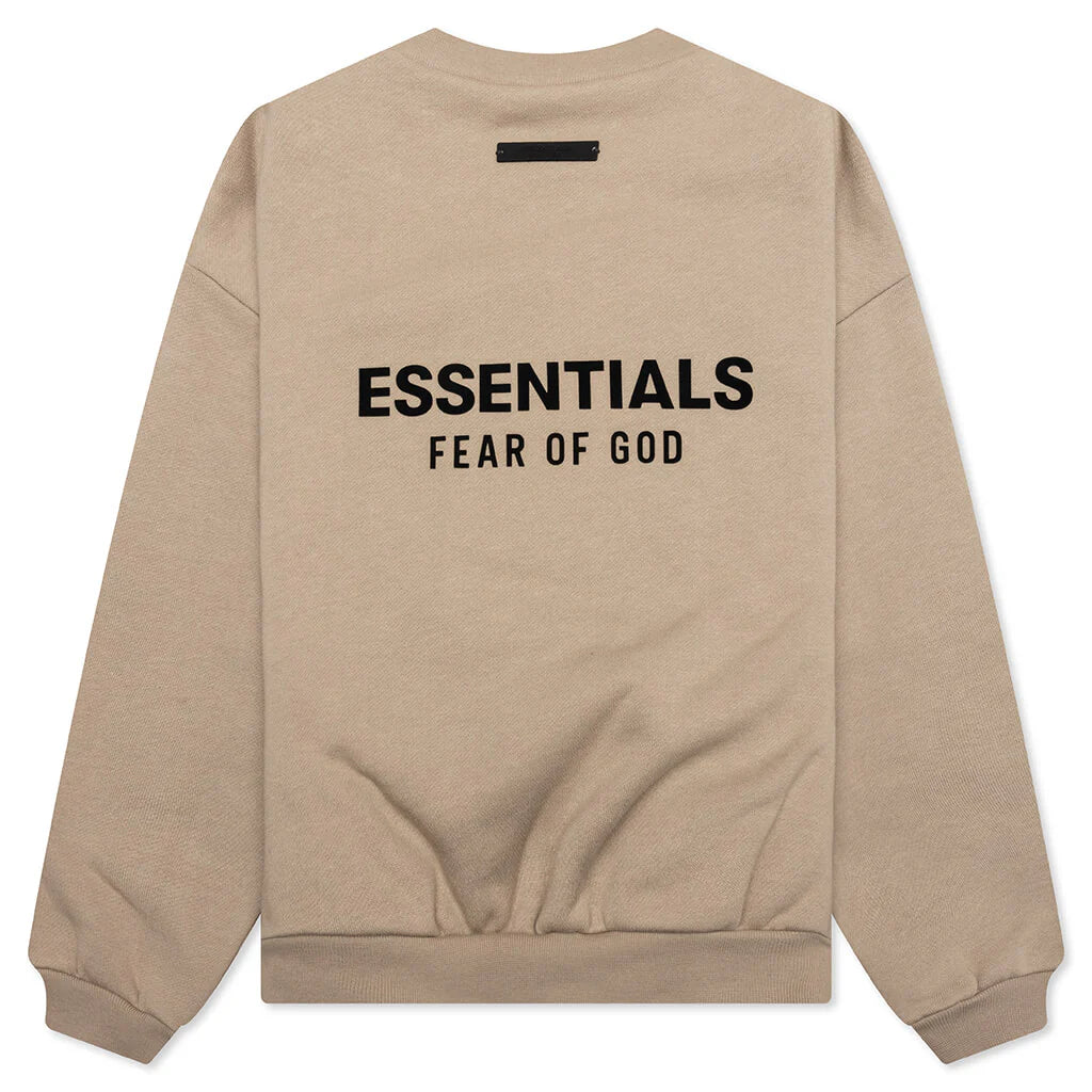 Kids Fleece Crewneck Desert Sand