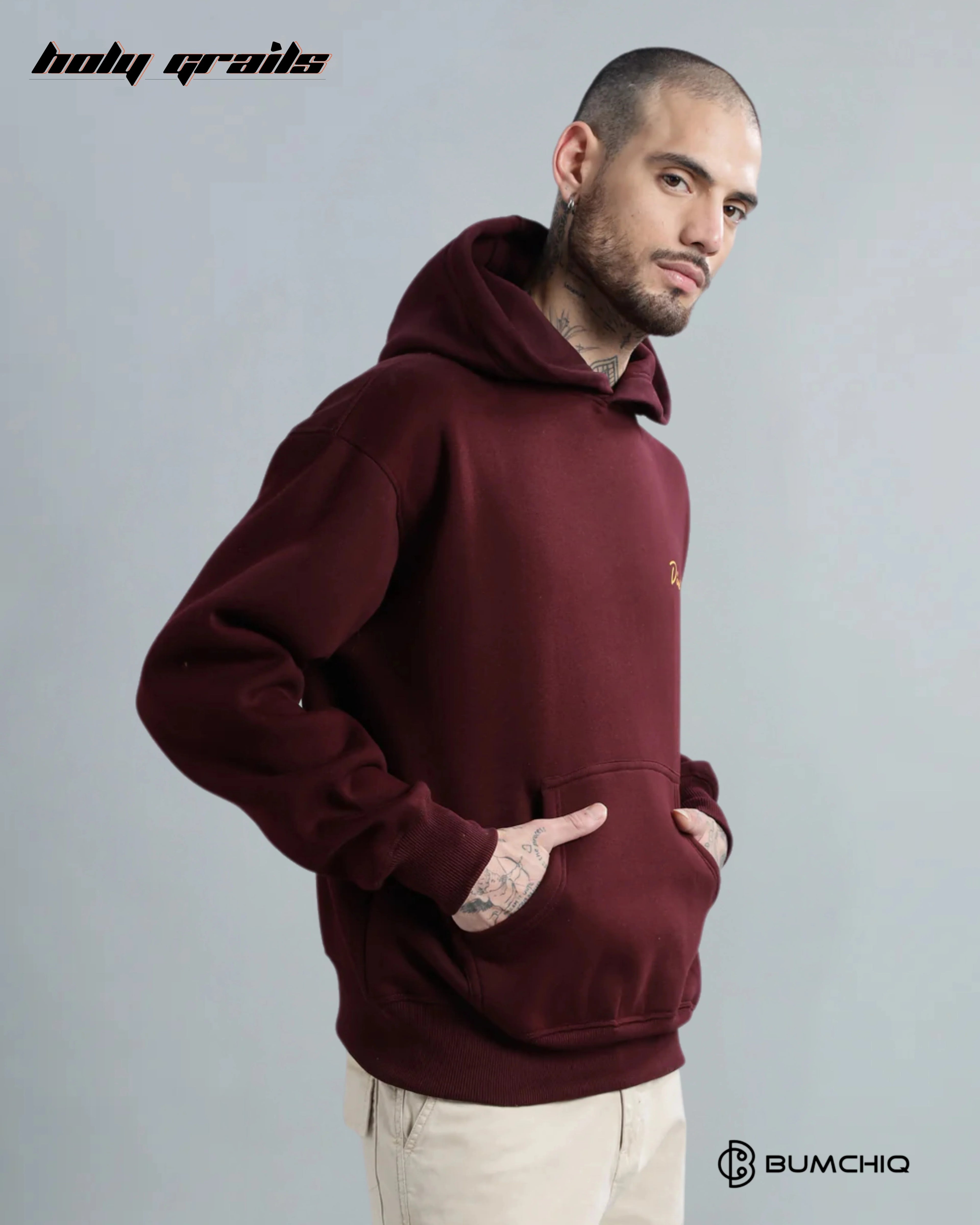 Diversity Maroon Hoodie HG x Bumchiq