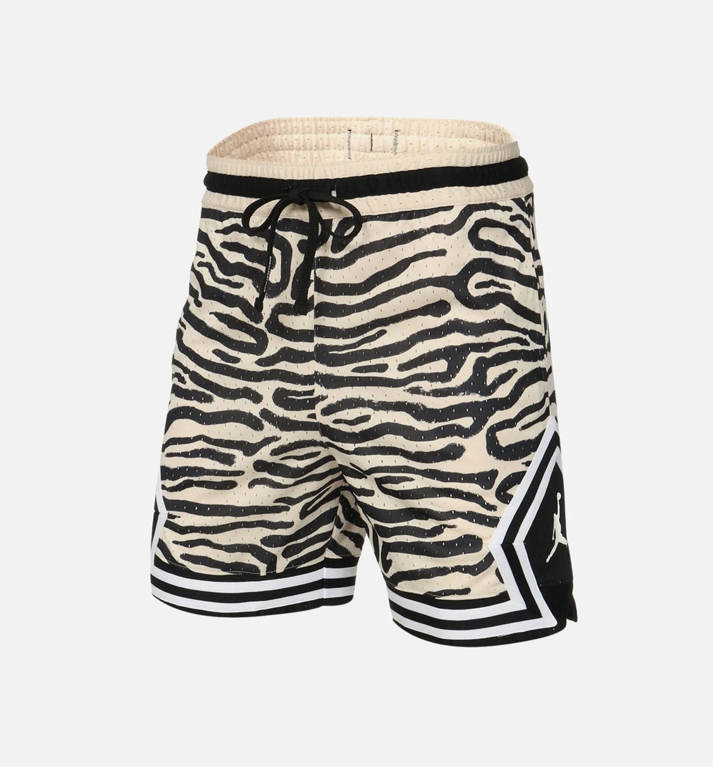 Dri Fit Diamond Shorts Men Shorts Black White