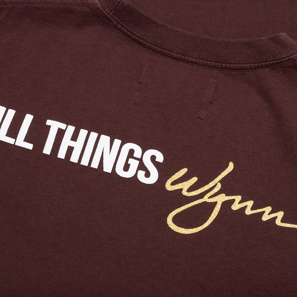 Feature x Wynn Logo Lock Up Tee Huckleberry