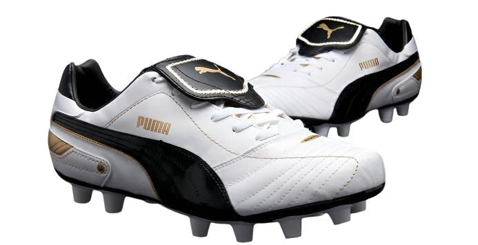 PUMA Esito Finale I FG Firm Ground Soccer Cleats White Gold