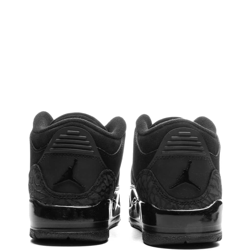 Air Jordan 3 Retro Black Cat PS Black Dark Charcoal White