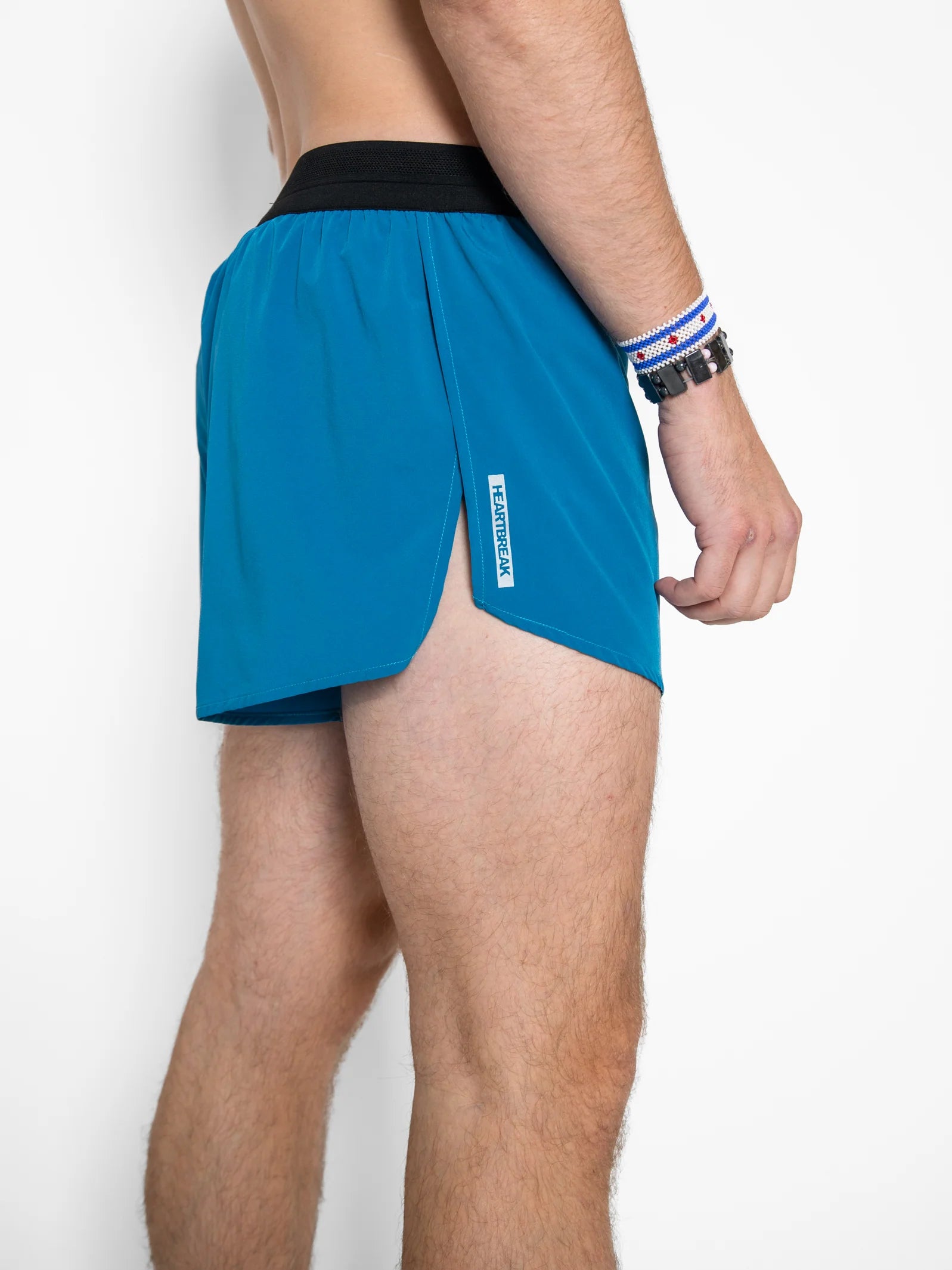 Heartbreak Mens Bear Cage 2 High Split Shorts