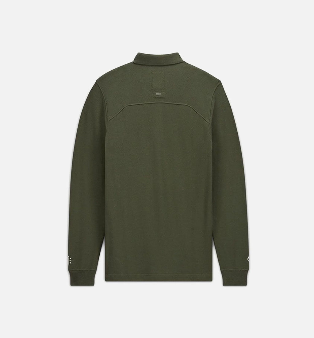 A COLD WALL Polo Mens Long Sleeve Shirt Green