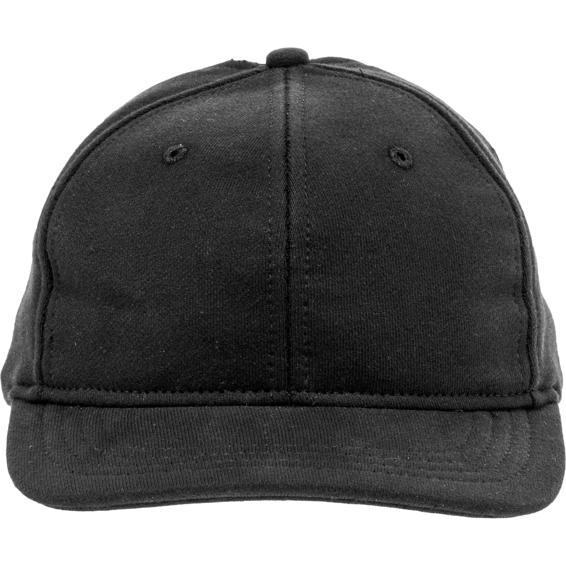 6 Pannel Hat Mens Black