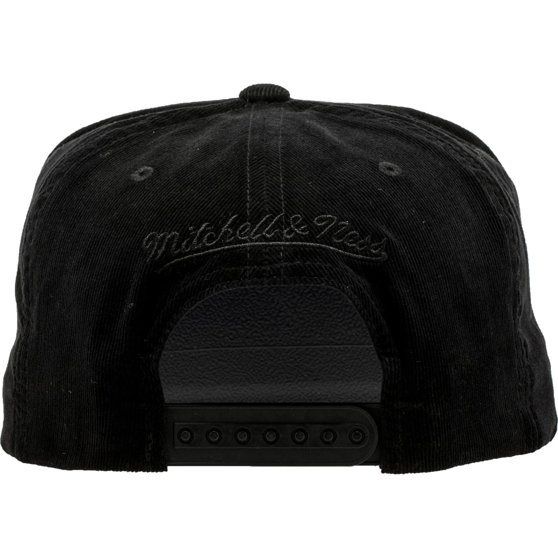 San Antonio Spurs NBA Bottom Line Logo Snapback Hat Mens Black