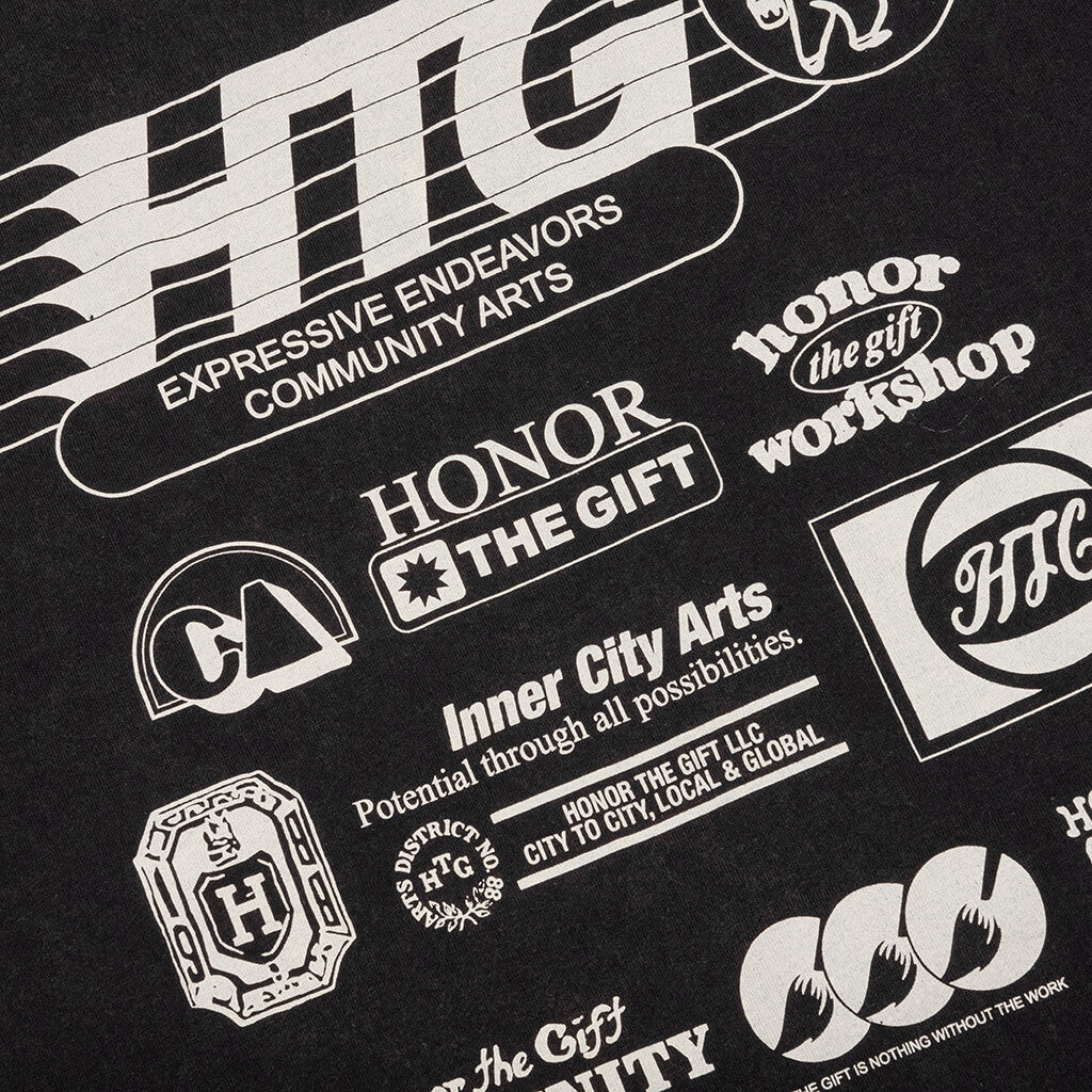 Paint Works Tee Black