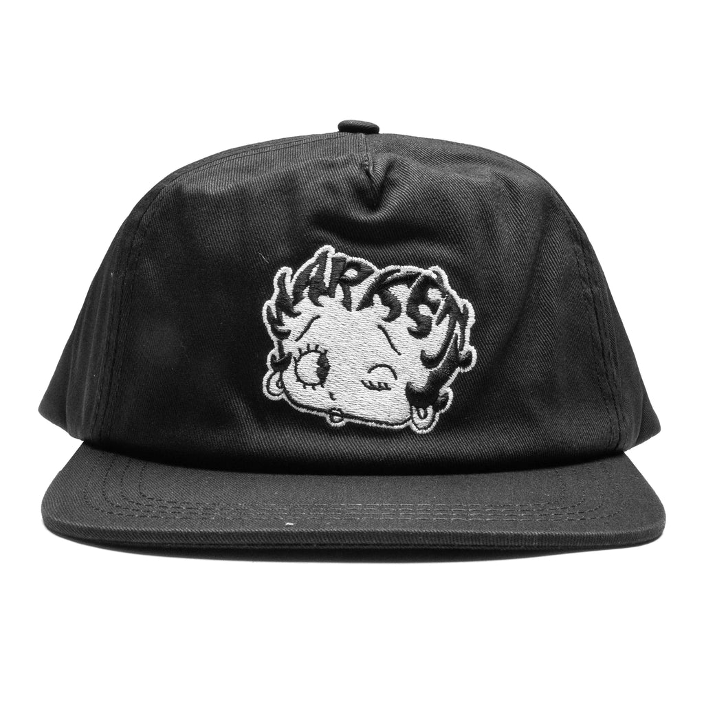 Market x Betty Boop Mascot 5 Panel Hat Black