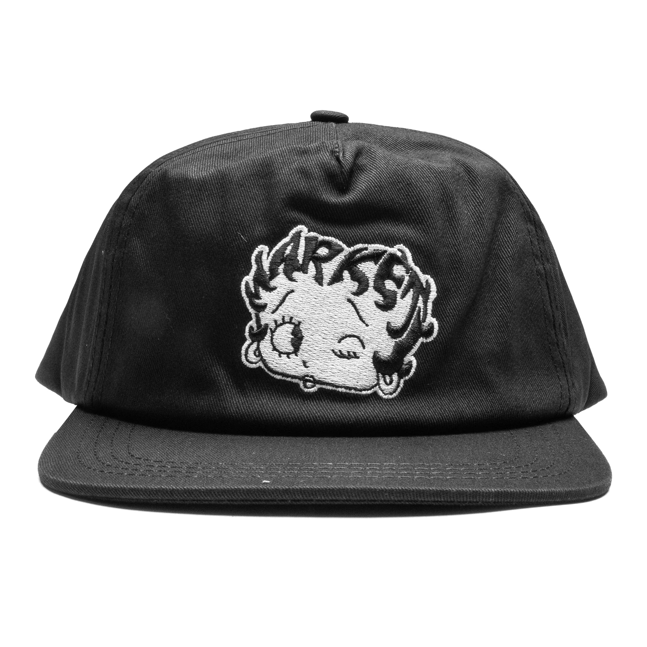 Market x Betty Boop Mascot 5 Panel Hat Black