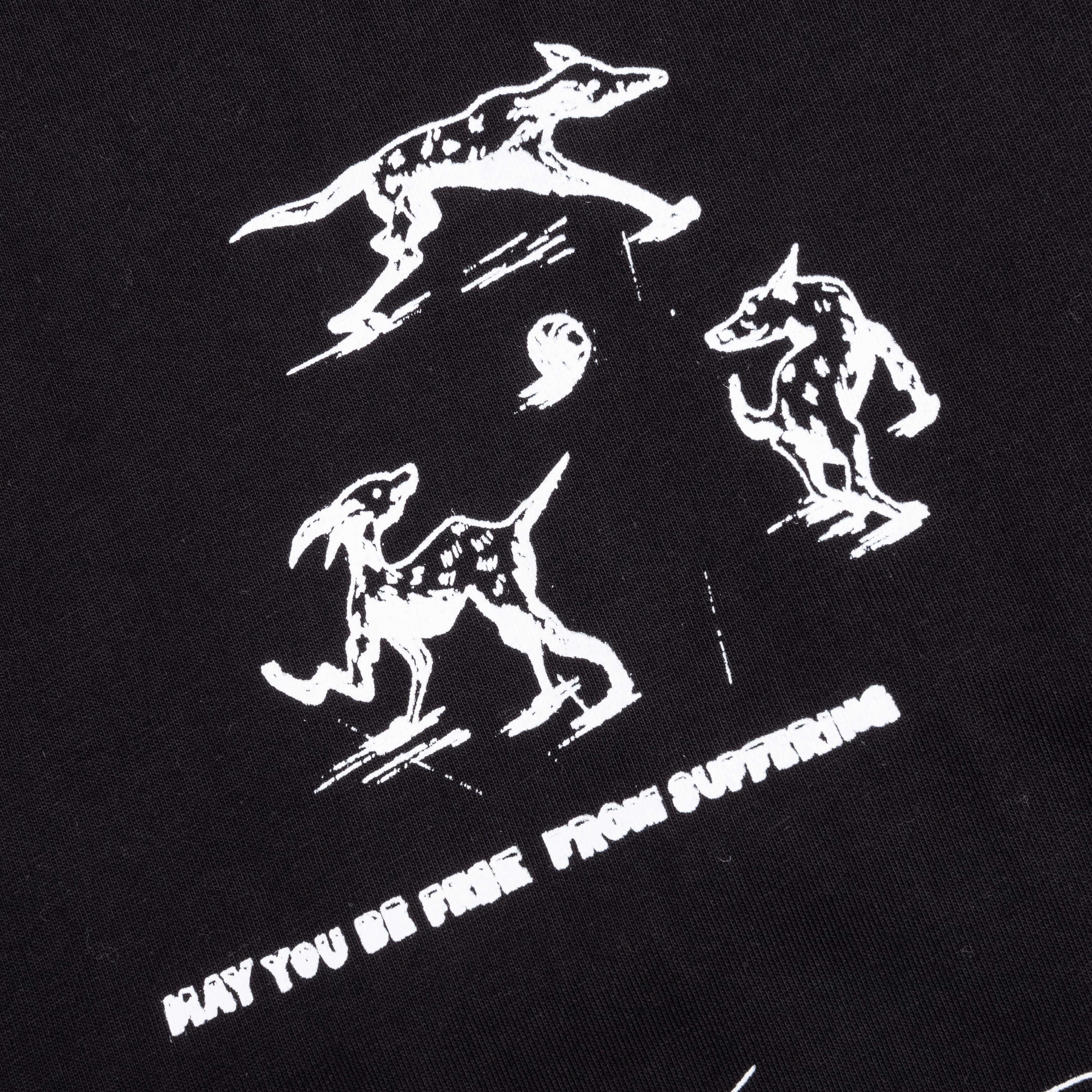 Test Print Tee Black